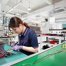 مجموعة محرك DC المصقول